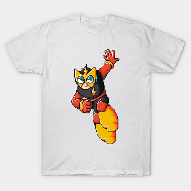 Pixelart Elecman T-Shirt by maverickmichi